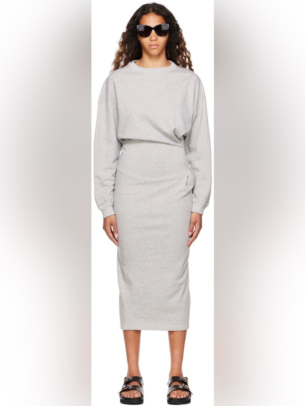 Meg Dress - Grey Heather in Sz 34 / XS